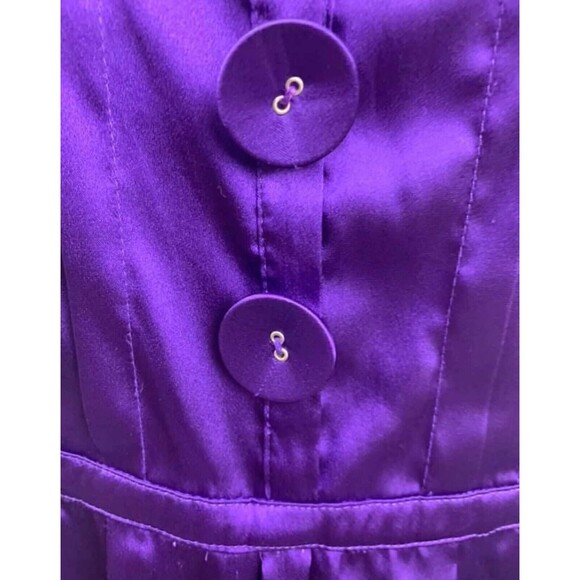 Purple Nicole Miller Blouse - Size 6 - Picture 3 of 3
